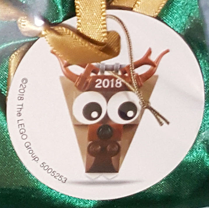 LEGO - Reindeer Xmas Ornament - Limited Edition 2018 - NEW image indicator(2)