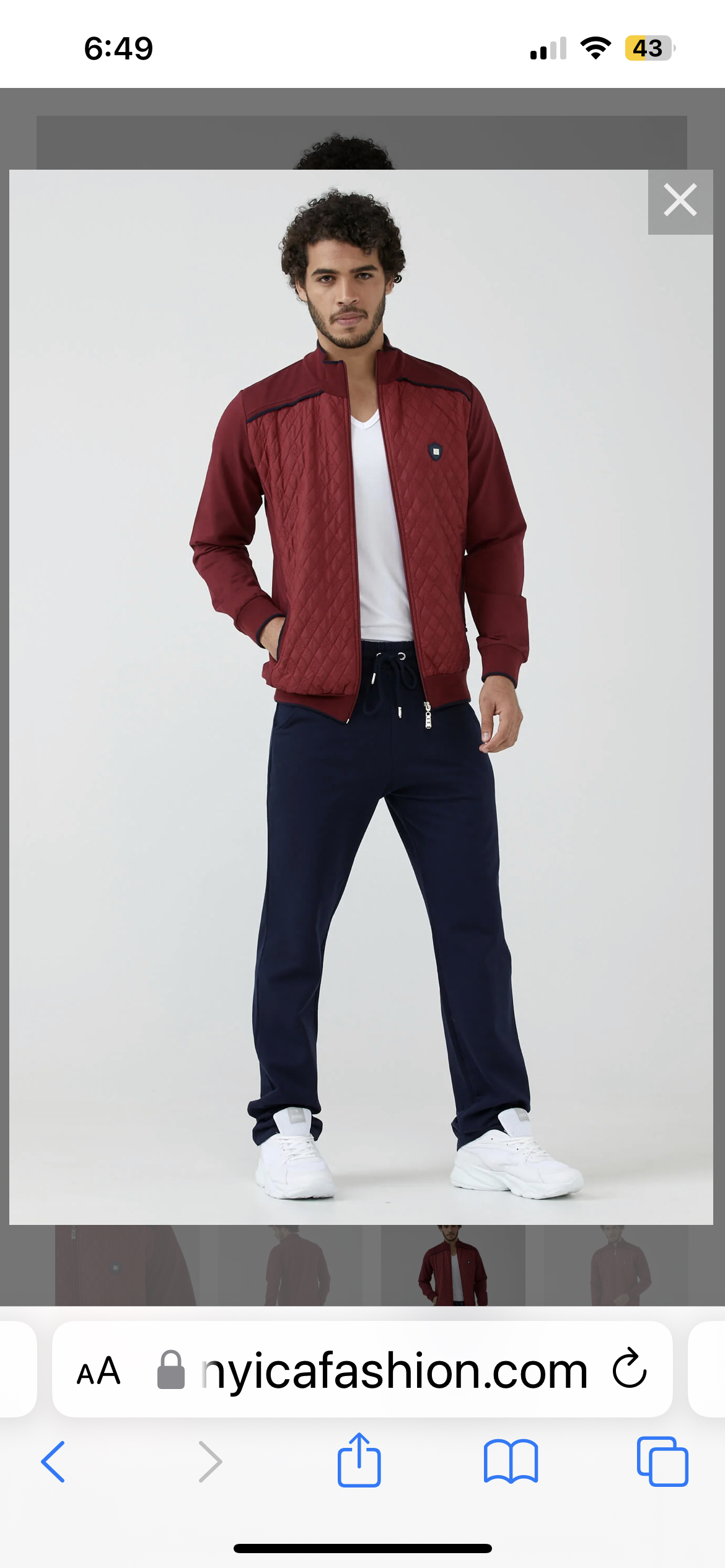 Two piece tracksuit image indicator(8)