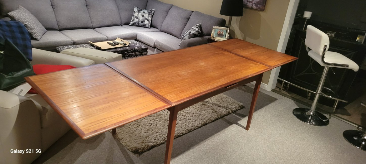 Vintage mid- century  modern teak table - photo 3