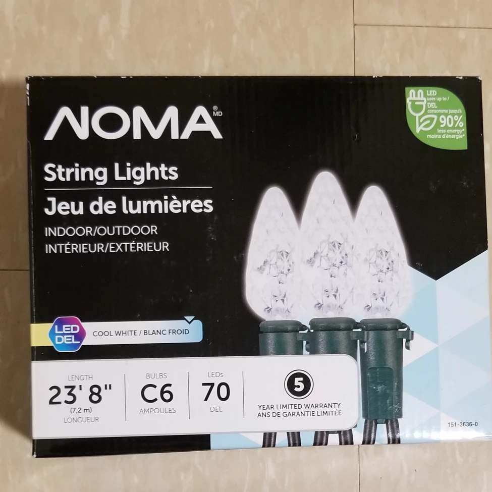 New Noma indoor/outdoor string lights