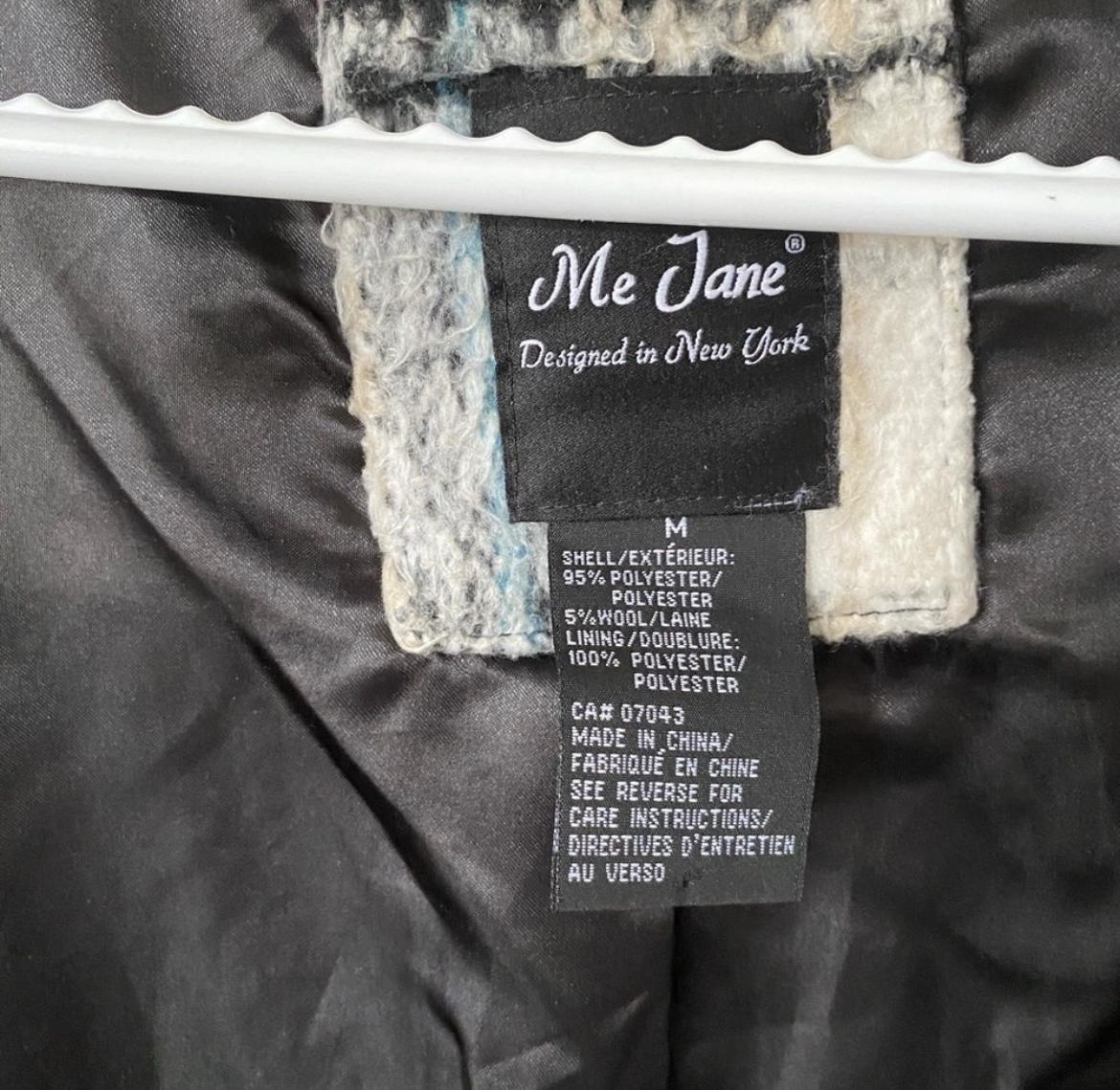 Me Jane New York wool blend coat sz M image indicator(4)