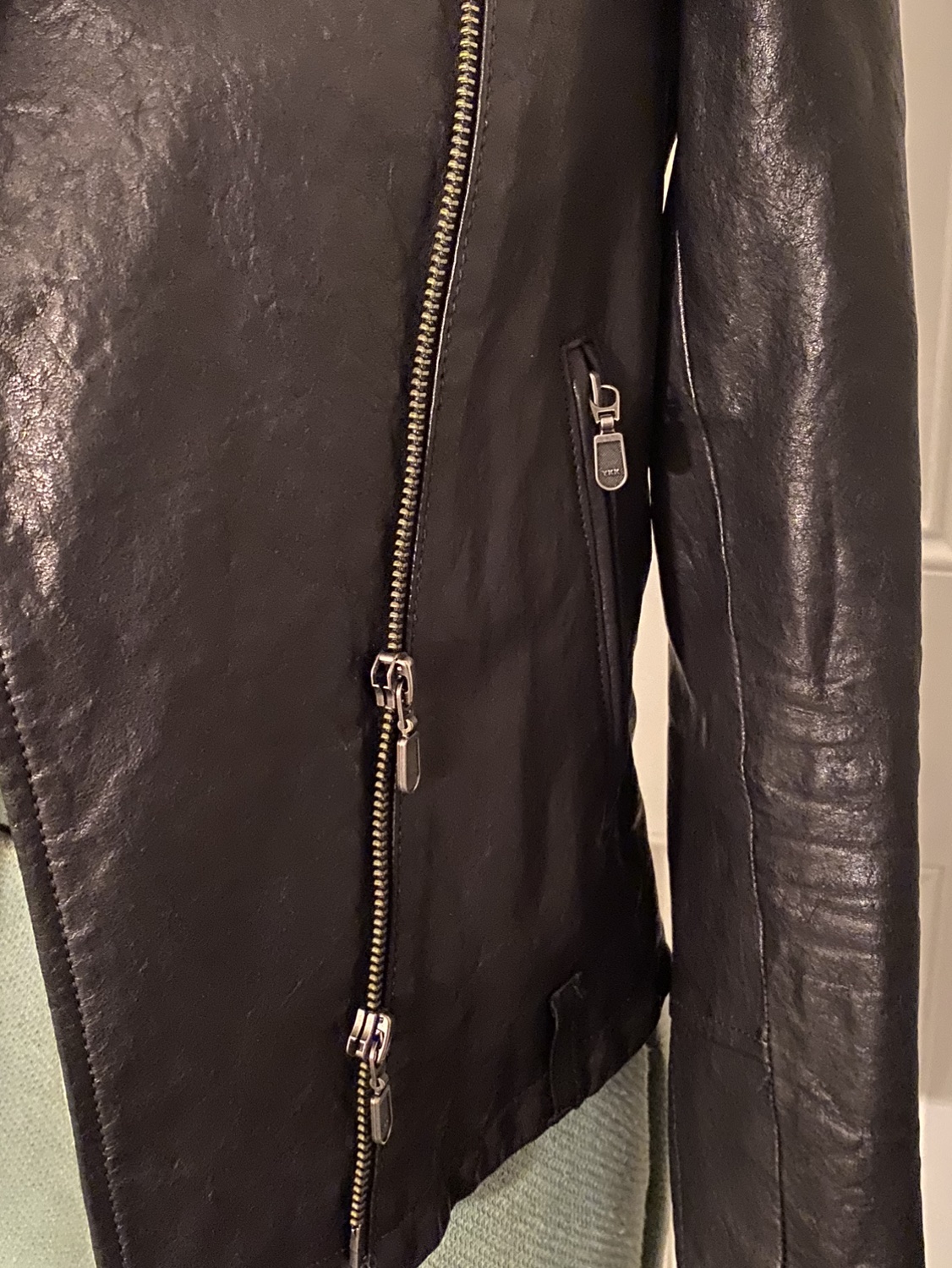 Danier Black Leather Jacket image indicator(6)
