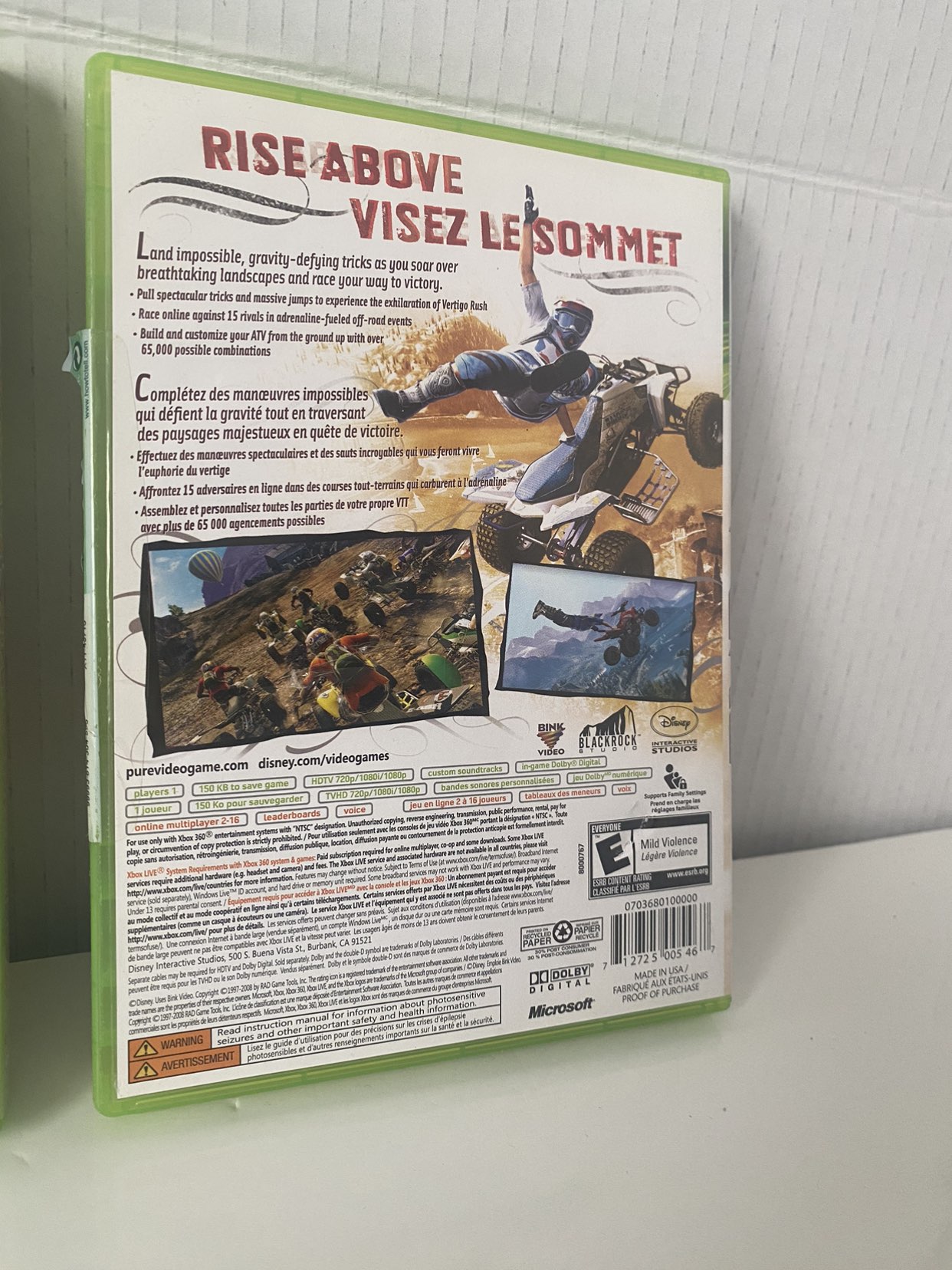 XBOX 360 Games (Starwars force & Pure) image indicator(4)