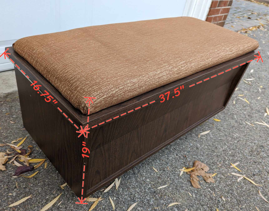 Storage bench/ ottoman/ hallway bench