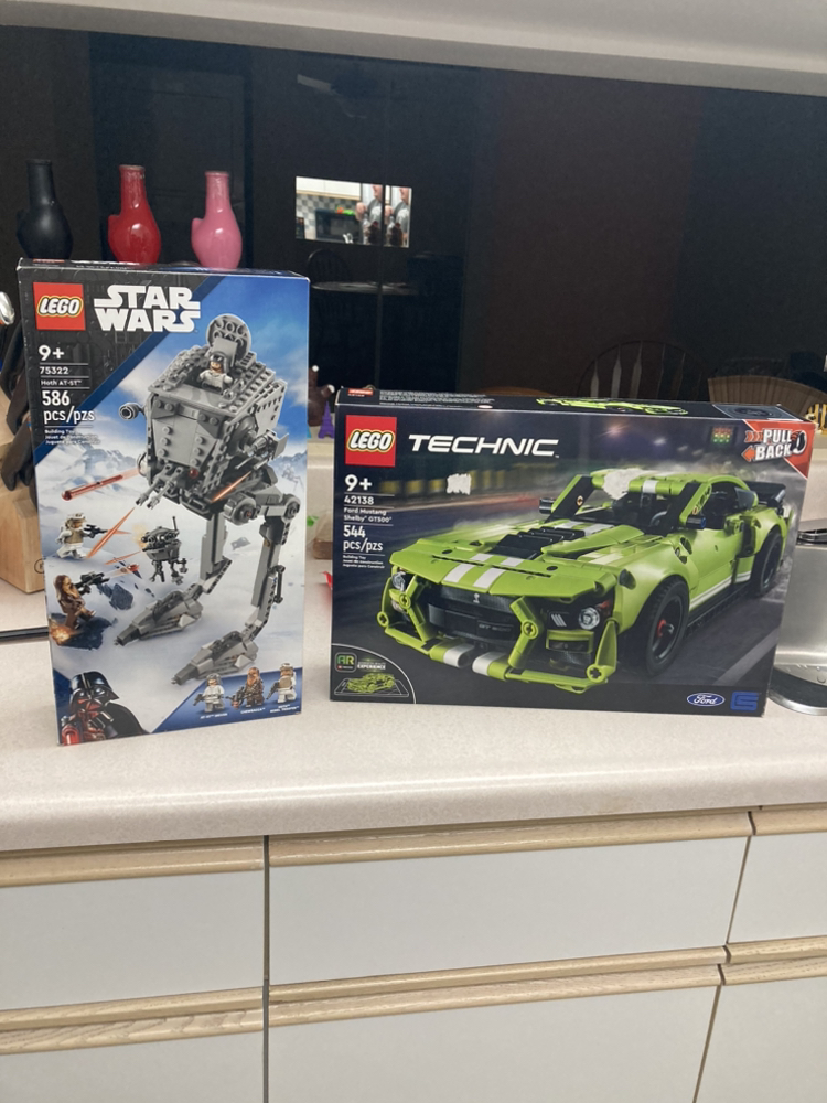 Lego Technic and Star Wars.