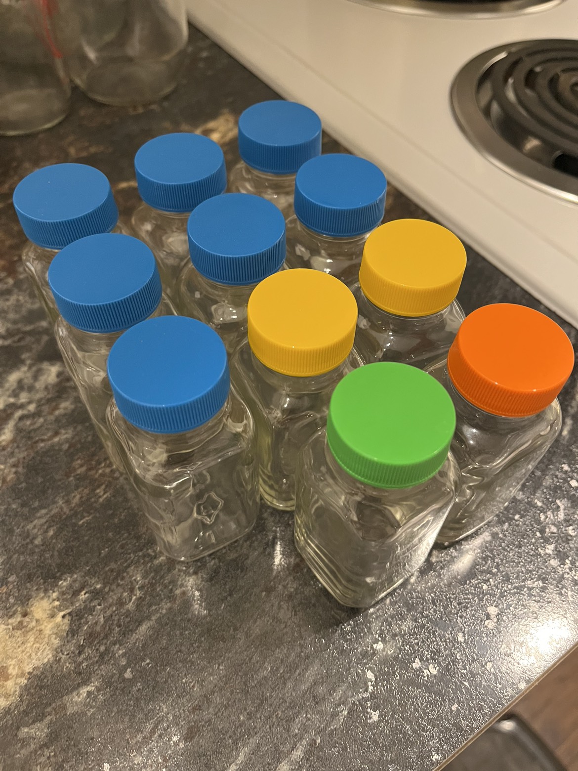 11 tiny Glass Bottles - photo 2