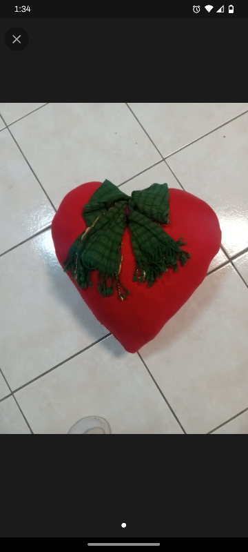 Red Heart pillow #freecycle thumbnail