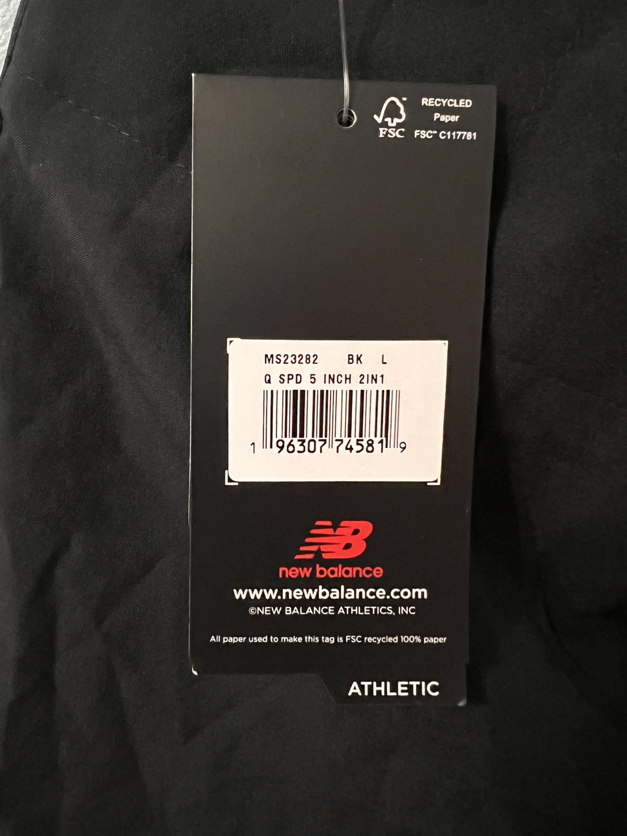 ***Brand New*** Black Shorts (L) New Balance - photo 2