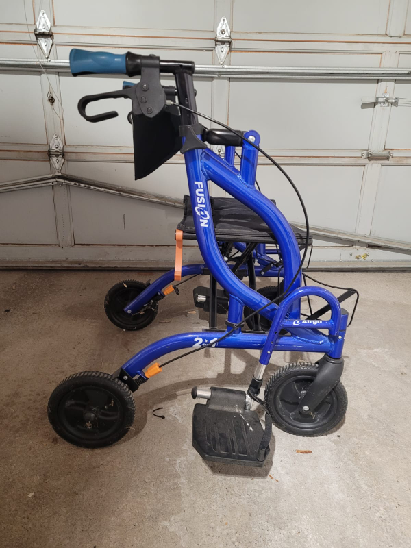 Fusion brand 2 in 1 adult stroller/walker image indicator(2)