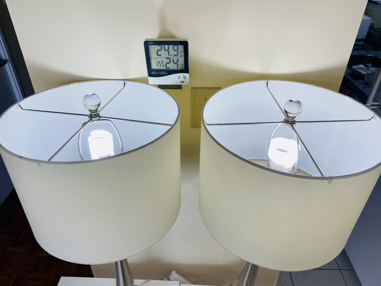 Side lamps (pair) / nightstand lamps - photo 3