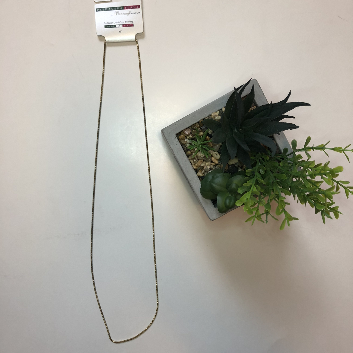 24k Gold Over Sterling Silver 30” Popcorn Chain image indicator(5)