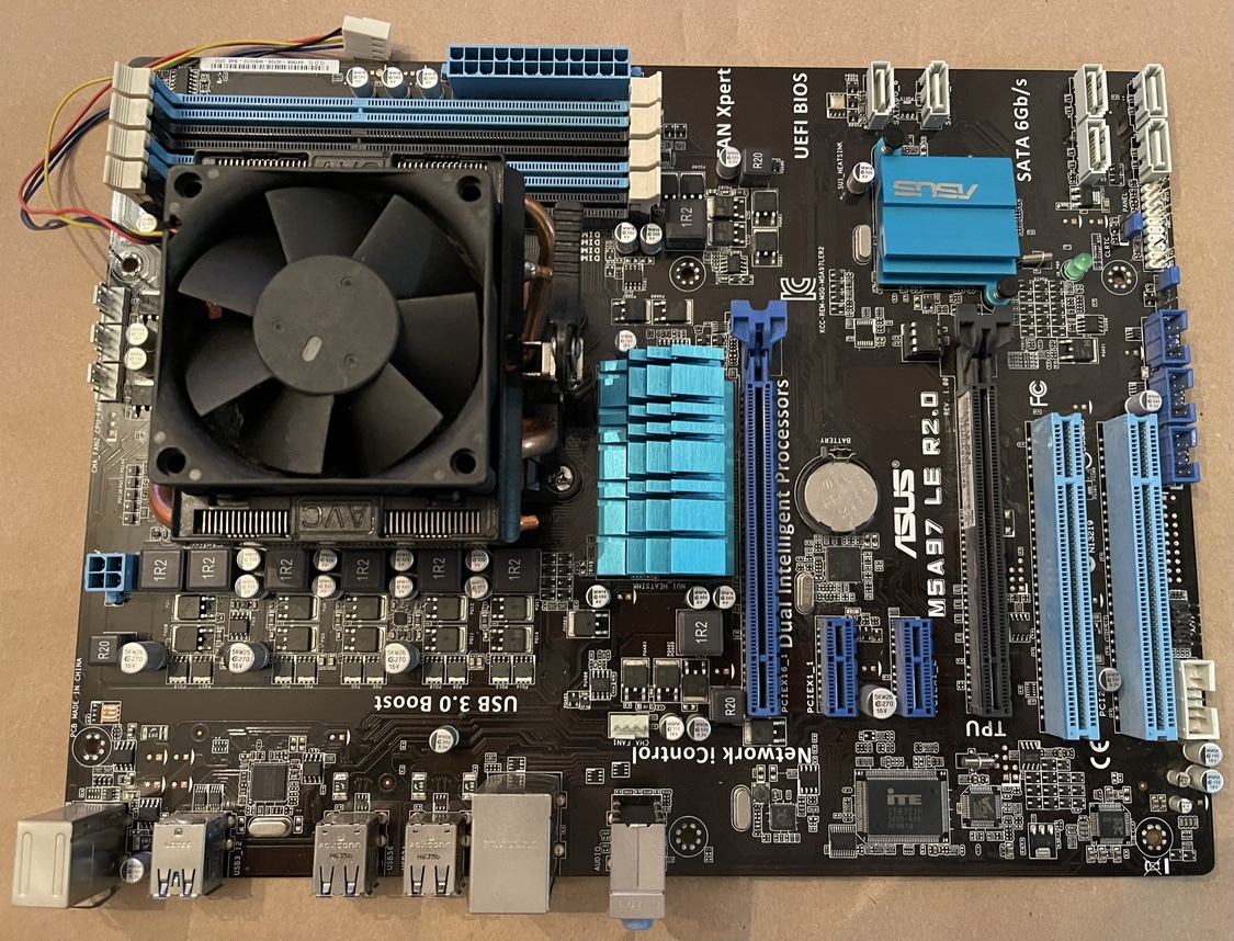 ASUS MSA97 LE R2.0 MOTHERBOARD DUAL INTELLIGENT PROCESSORS BOARD - photo 3
