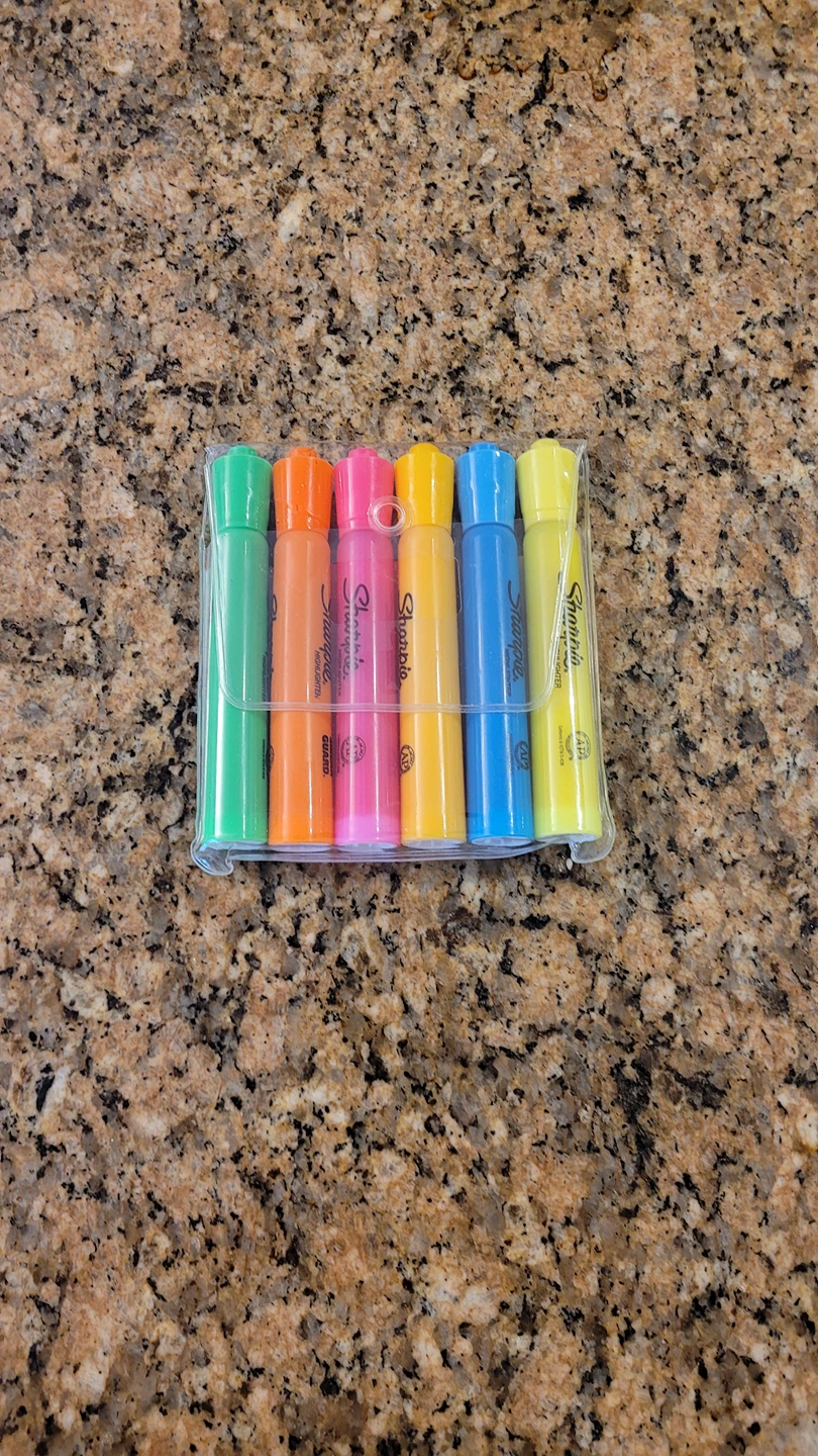 Sharpie ACCENT Highlighter, Tank Highlighter Chisel  6 pk image indicator(2)