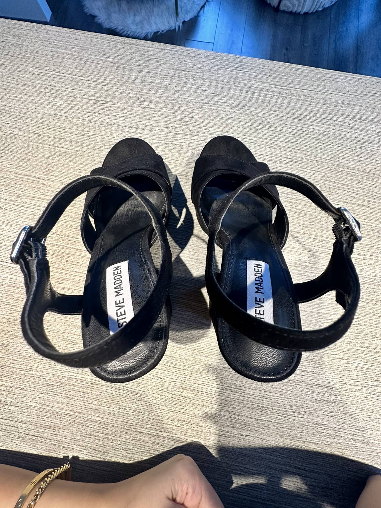 Steve Madden Black Platform Heels - Size 7 - photo 4