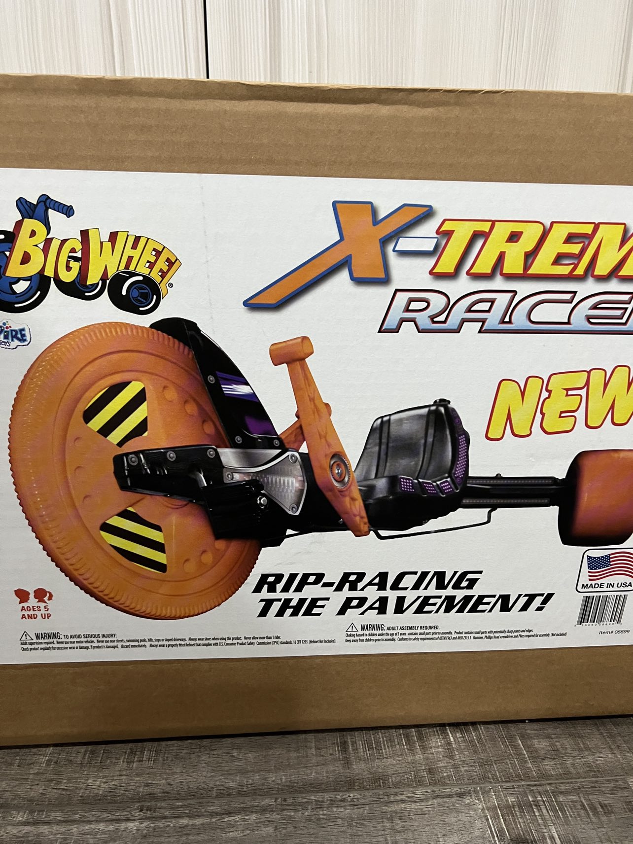 Kids racer big wheel - photo 3