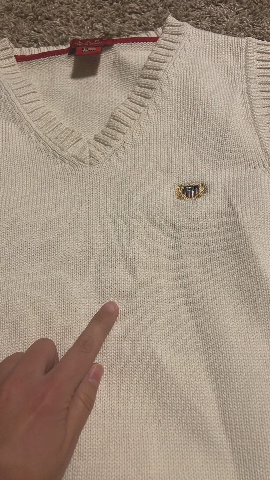 Sweater vest sz s image indicator(5)