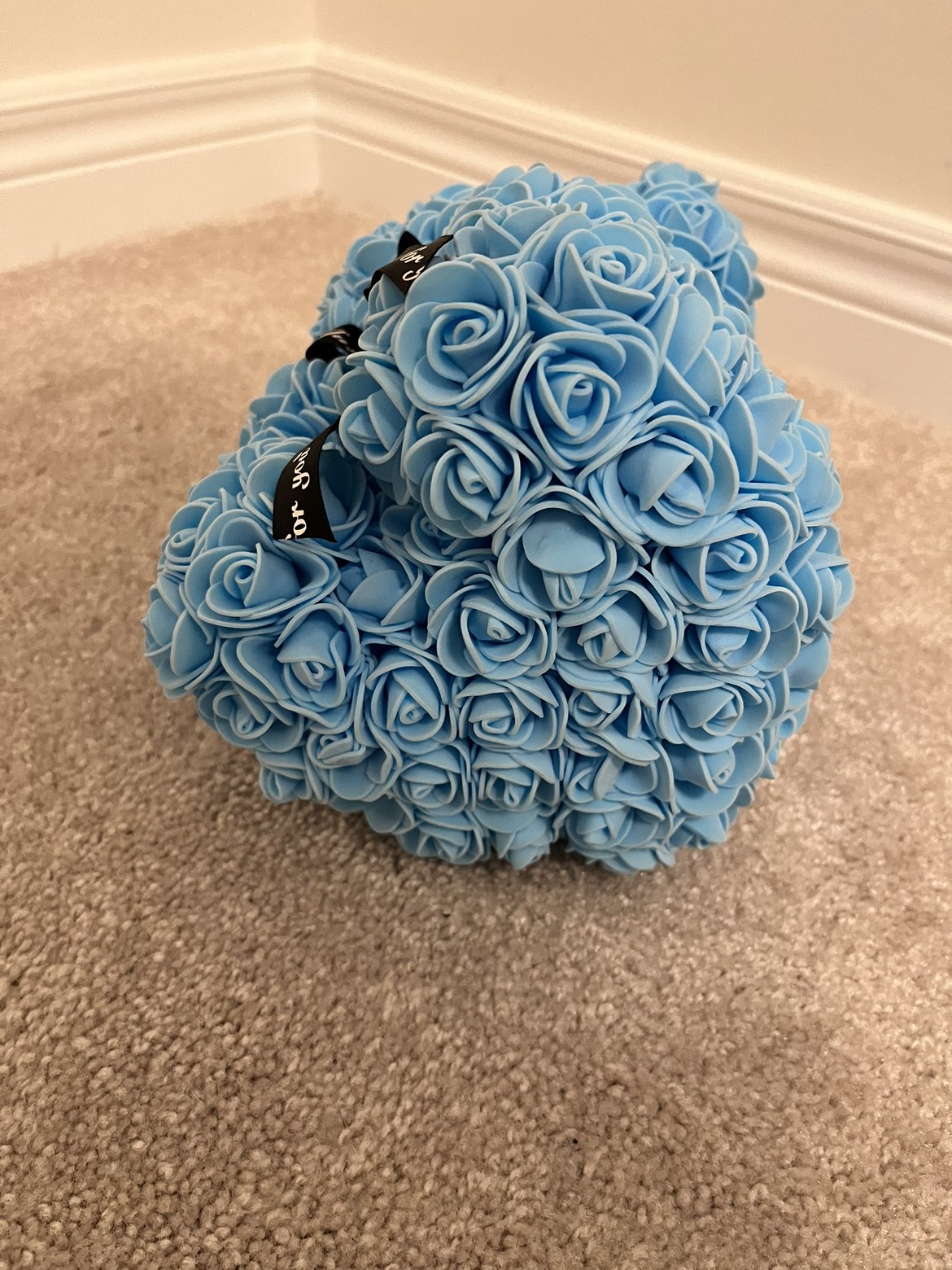 Medium floral teddy bear - photo 4