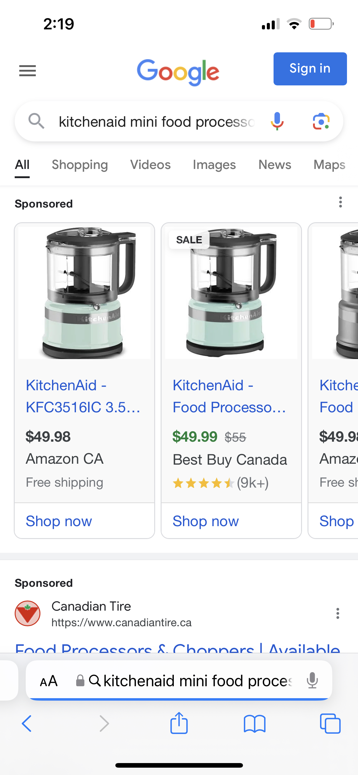 KitchenAid mini food processor - photo 4