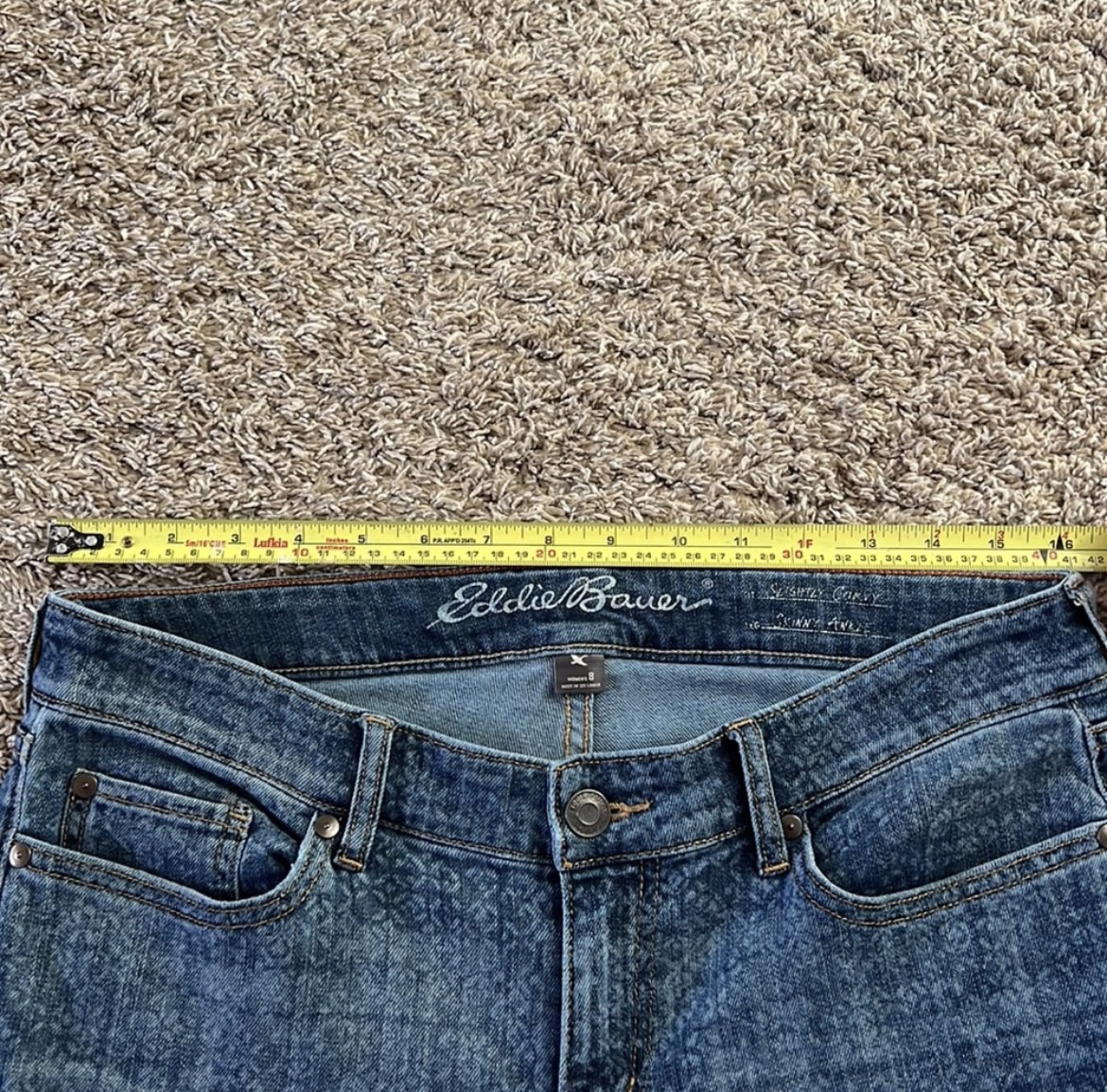 Eddie Bauer ankle cut jeans image indicator(4)