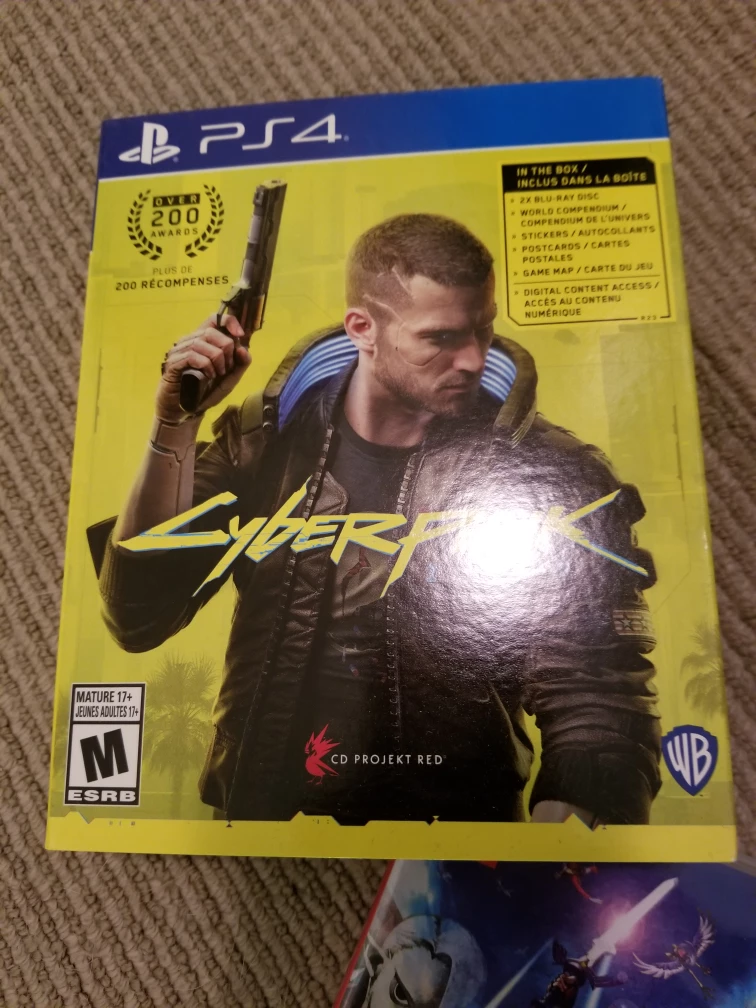 cyberpunk 2077 steel case with games - photo 3