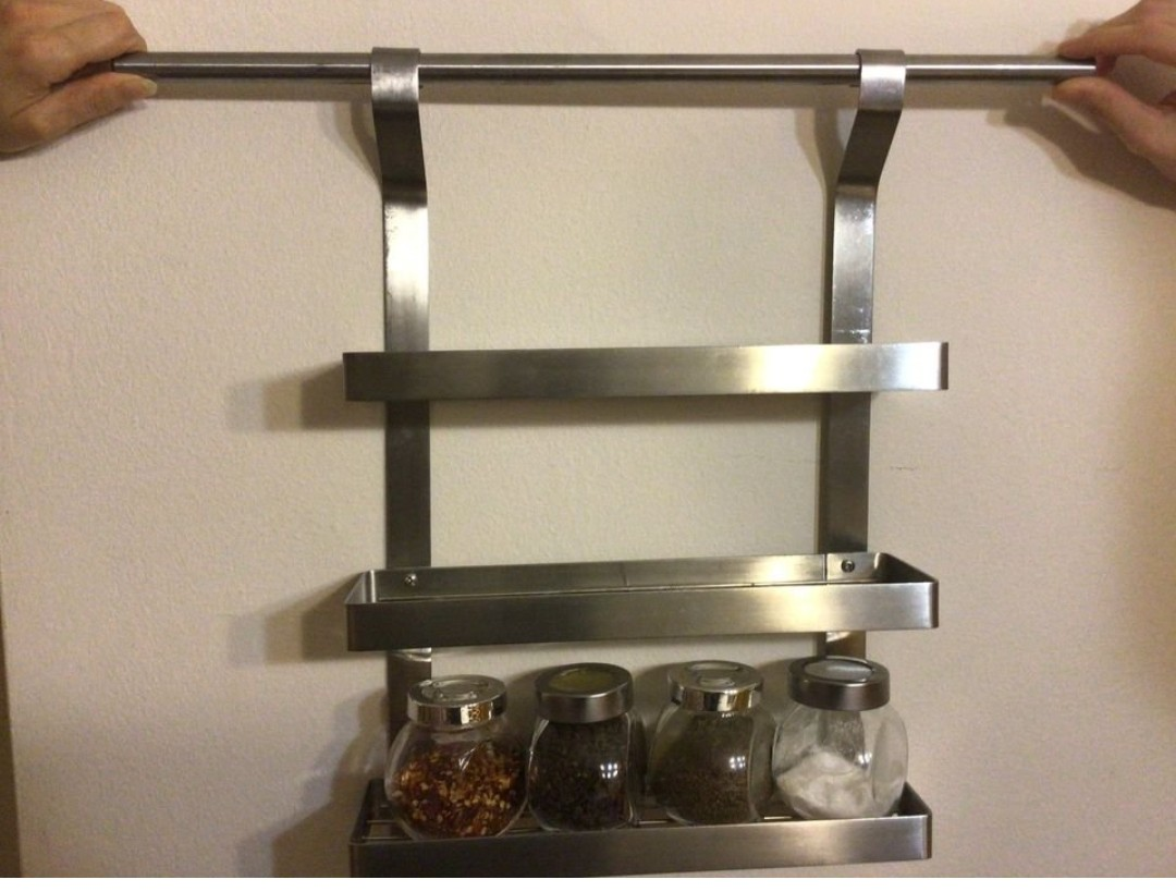 Grundtal Kitchen Wall Rack for spices jars ❄️ image indicator(6)