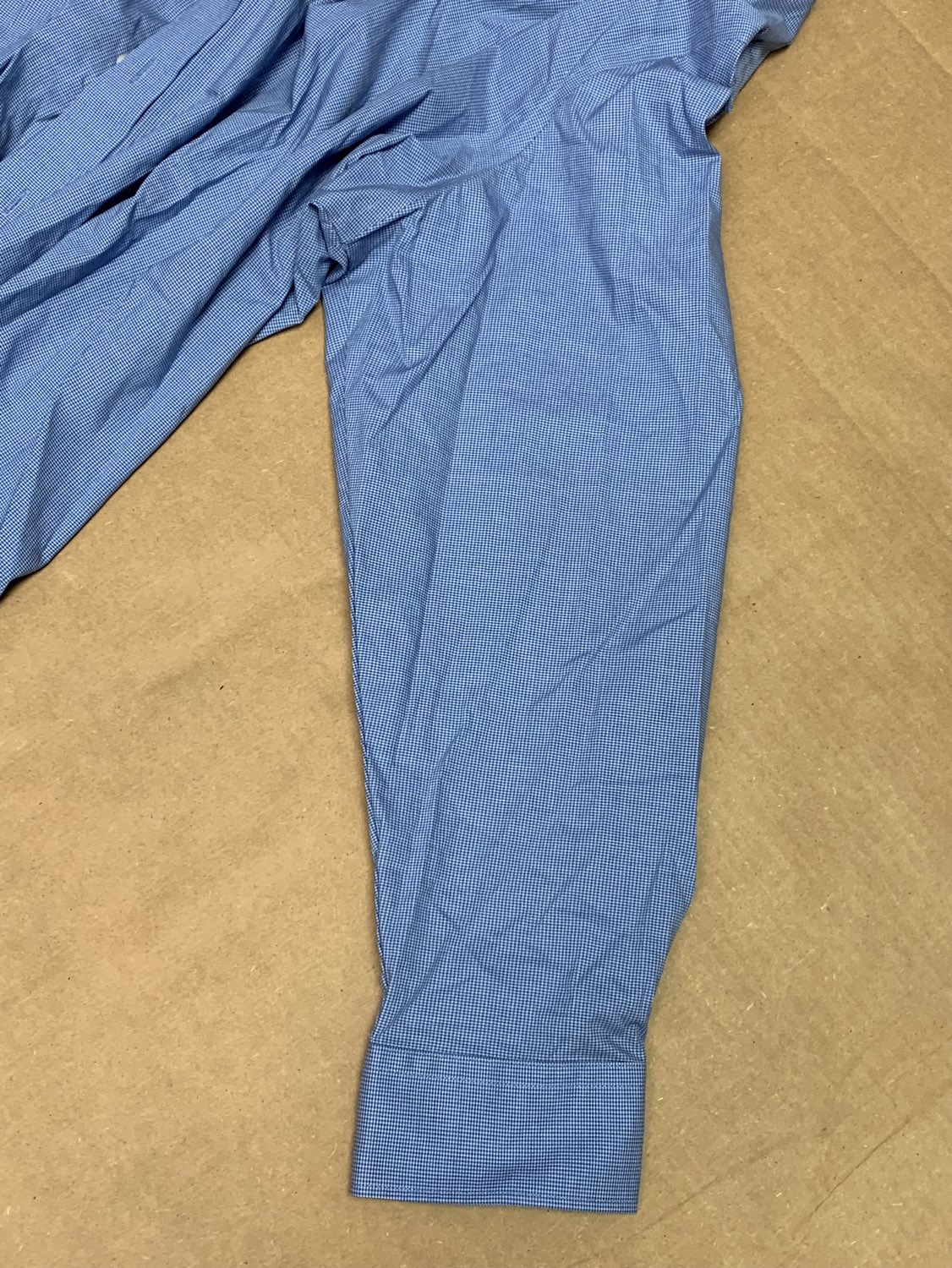 Haggar - Mens Premium Comfort Dress Shirt, Size: 34/35, Blue - photo 3