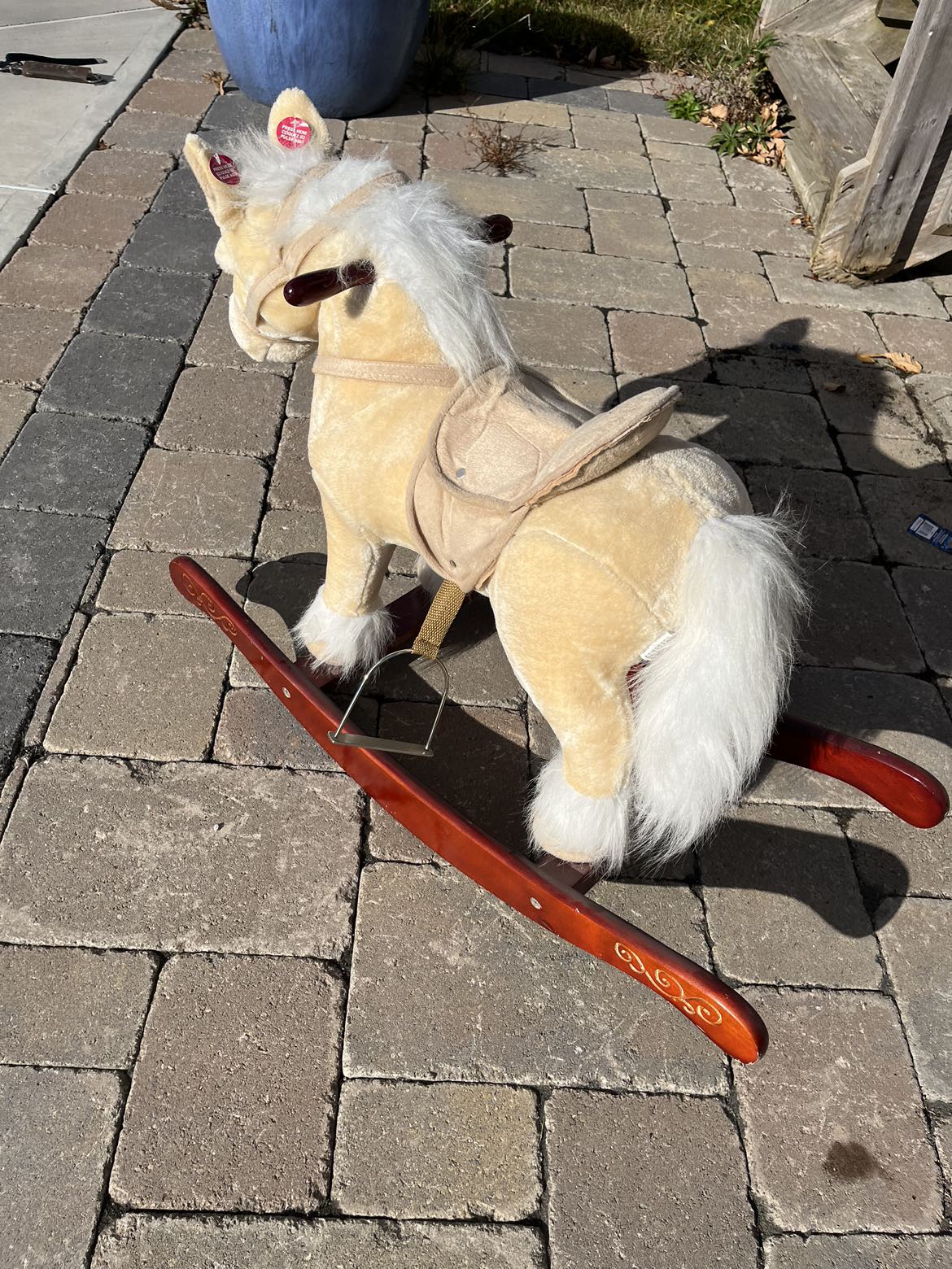 Plush rocking horse - photo 4