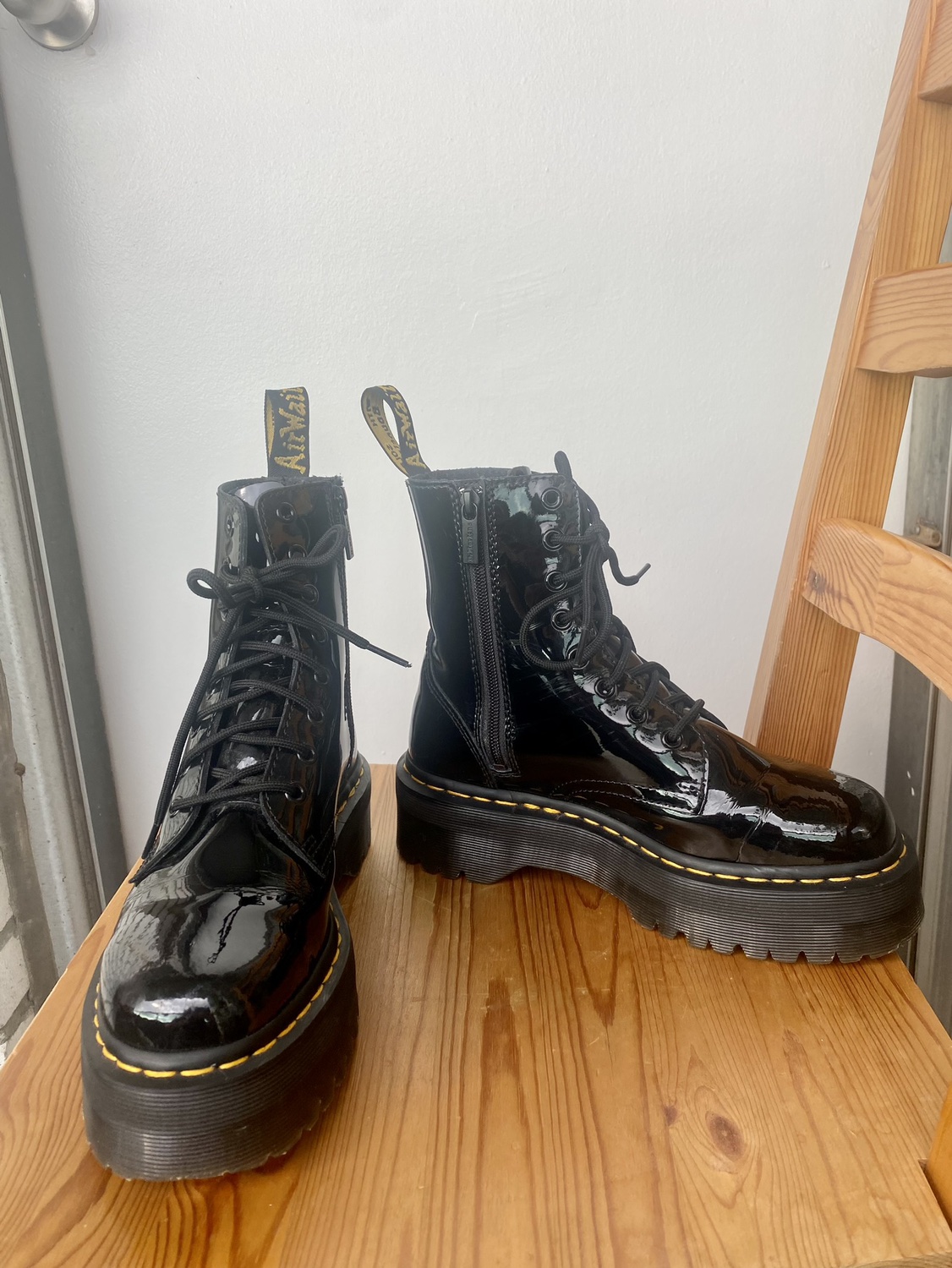 Dr. Martens Platform Leather Combat Boots image indicator(3)