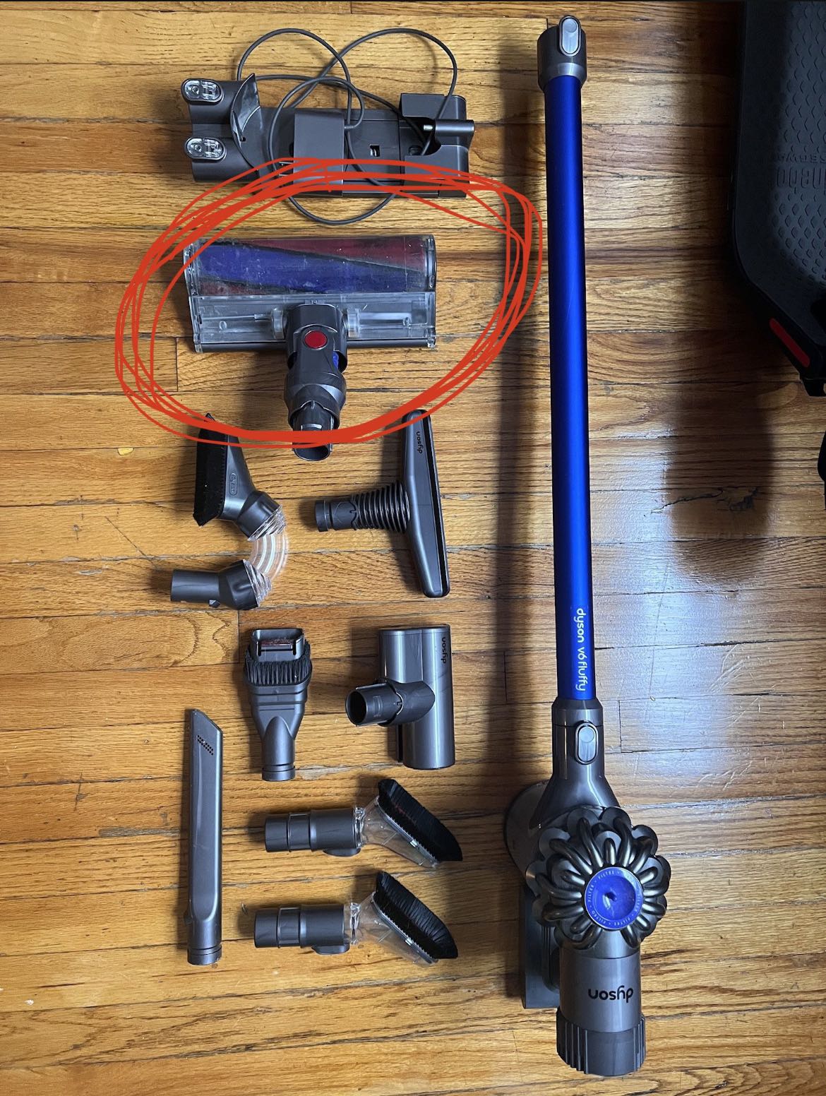 Dyson v6 fluffy vacuum