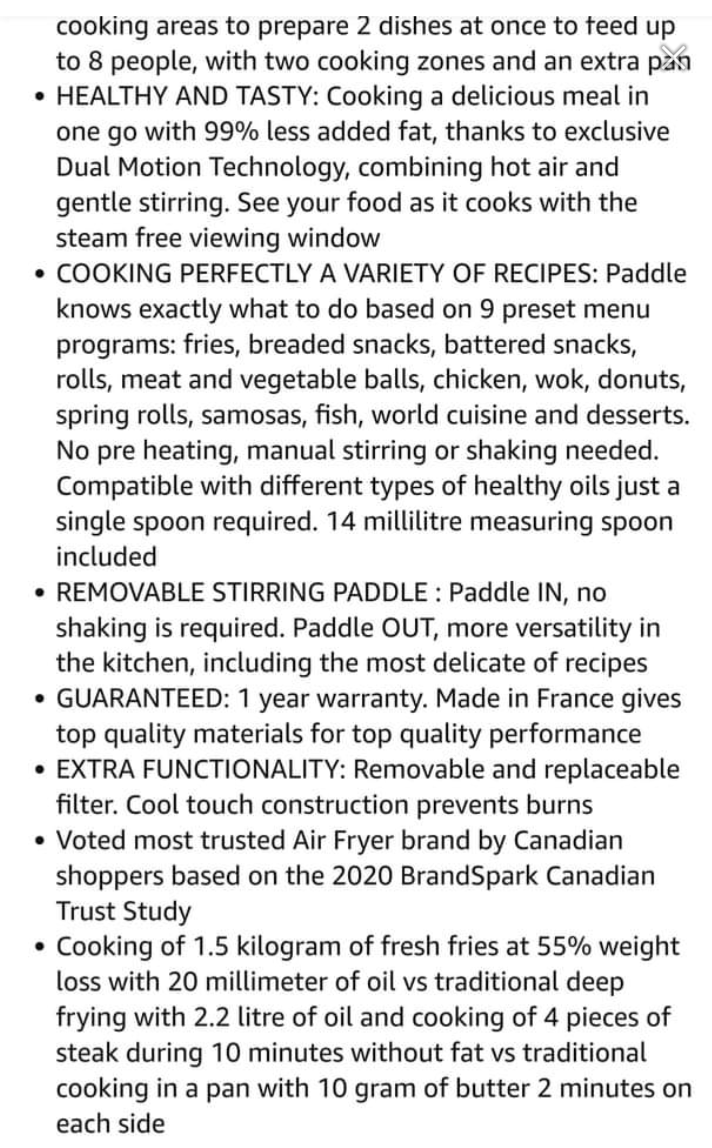 ❄️ TFal Actifry Genius XL 2 in 1 air fryer - BNIB image indicator(4)