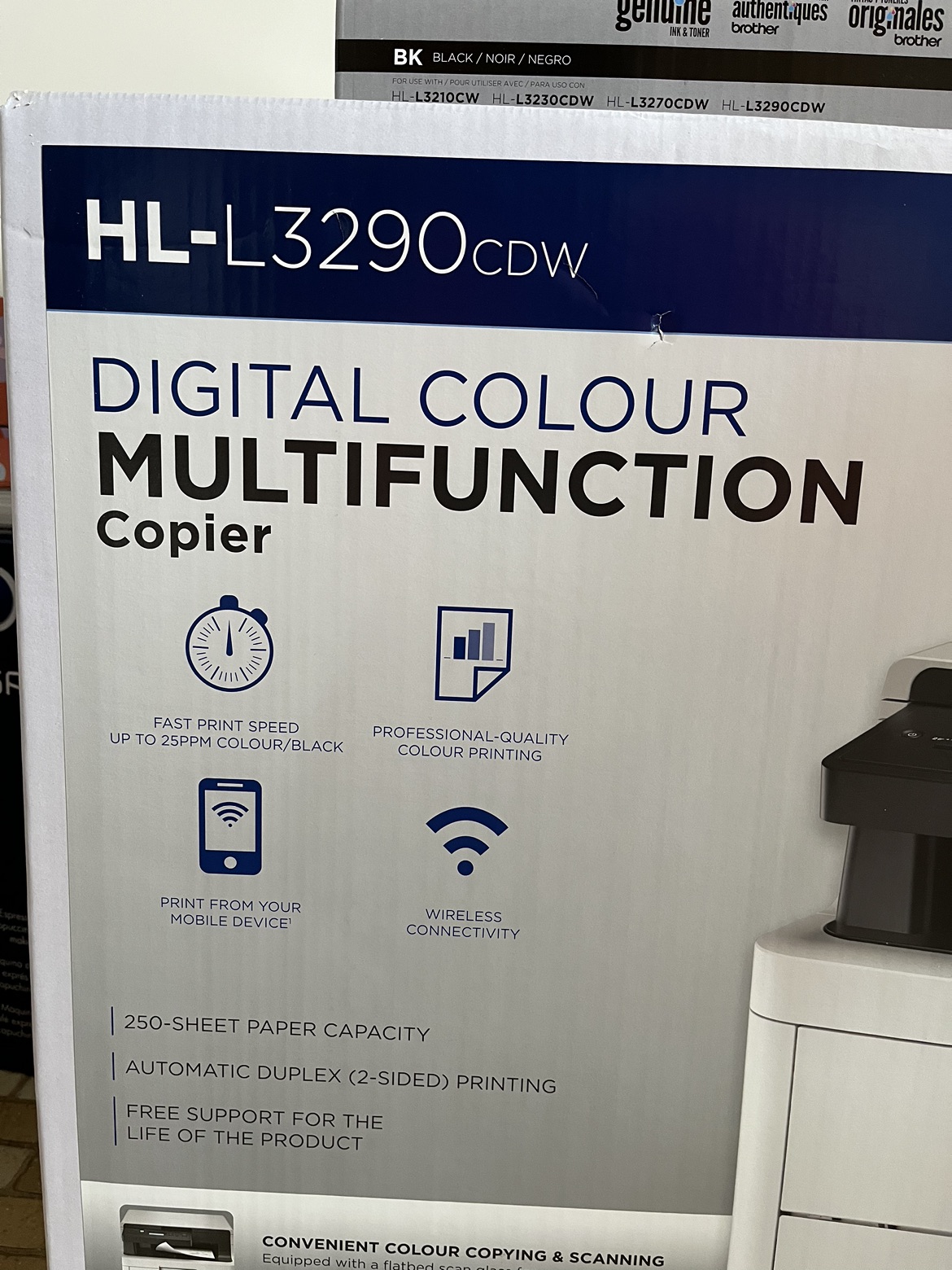 Printer with new cartridges Brother HL-L3290CDW Digital Laser - photo 4