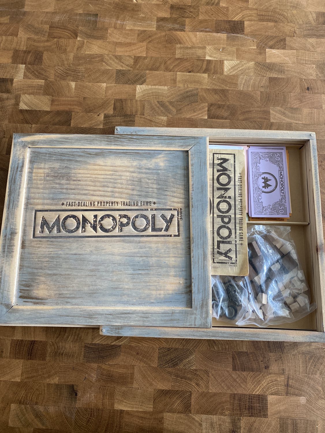 ❄️ Rustic Monopoly Board Game (Brand New) - photo 2