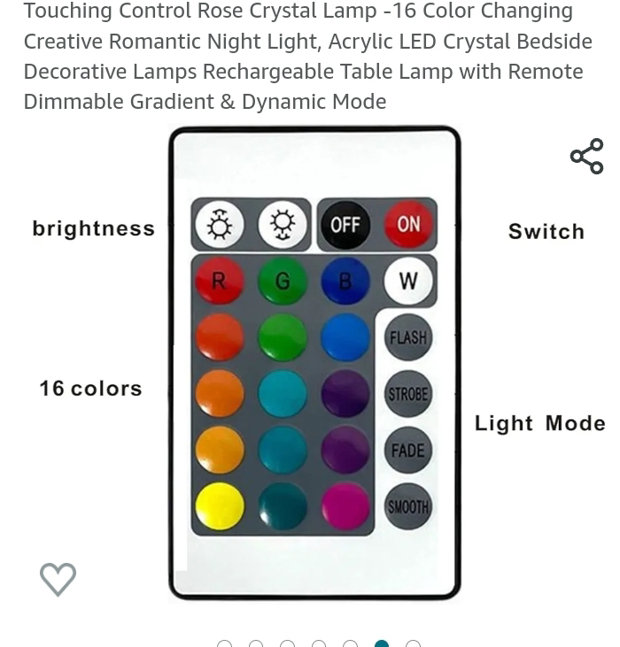 brand New USB charging touch table lamp image indicator(3)
