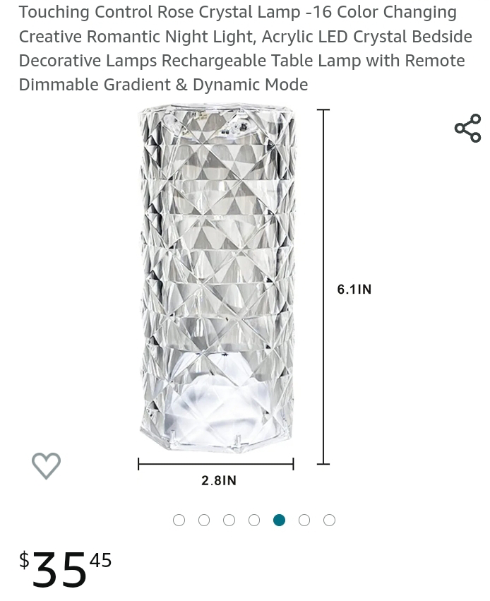 brand New USB charging touch table lamp image indicator(4)