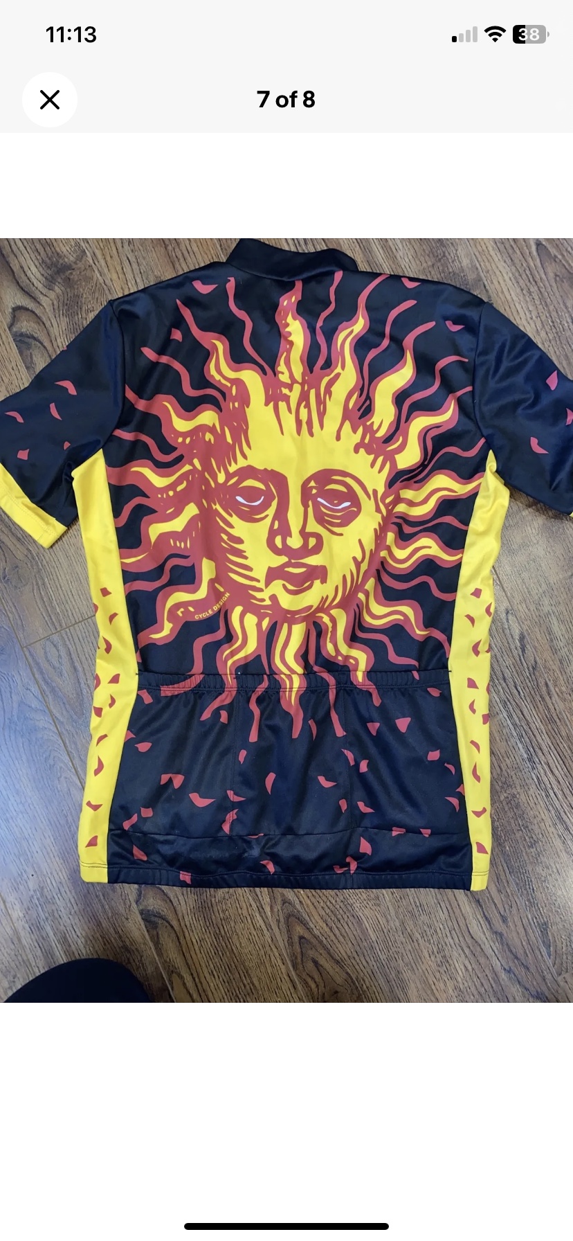 Vintage MEC Soleil Cycling Shirt Large Quarter Zip Canada image indicator(7)