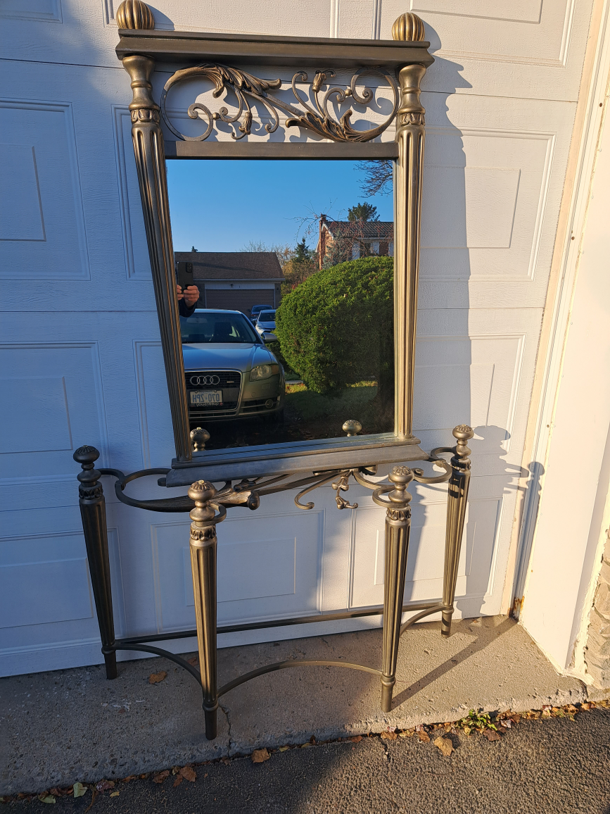 Hallway mirror and console table - photo 4