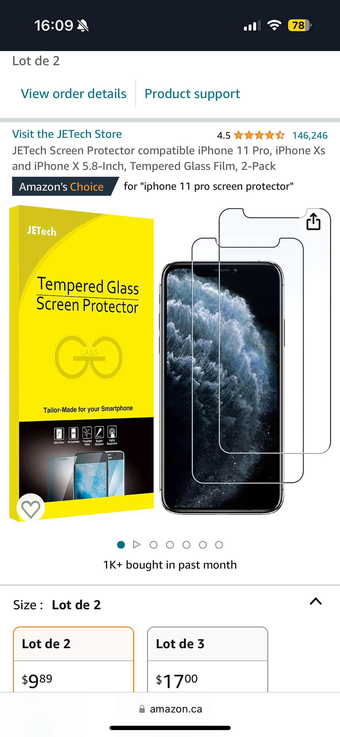 Tempered glass iphone 11pro XS and X image indicator(3)