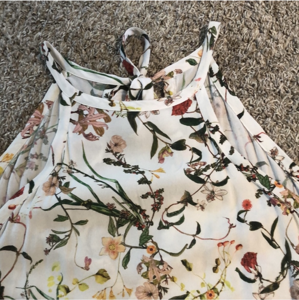 Zara floral top sz Small image indicator(2)