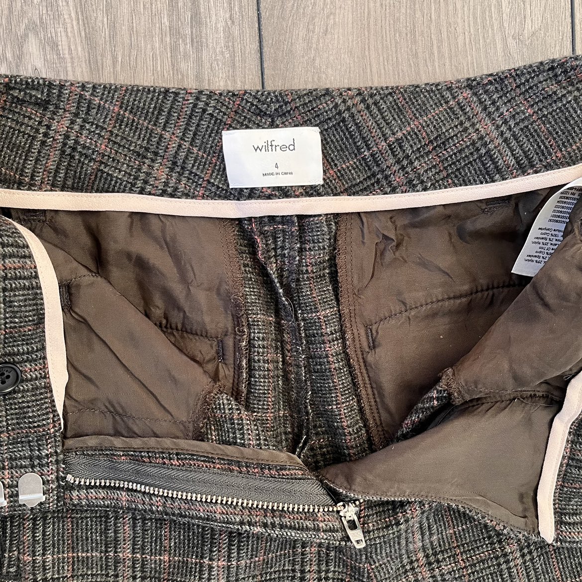 Aritzia Wilfred Tie-Front Wool Pant Size 4 - photo 5