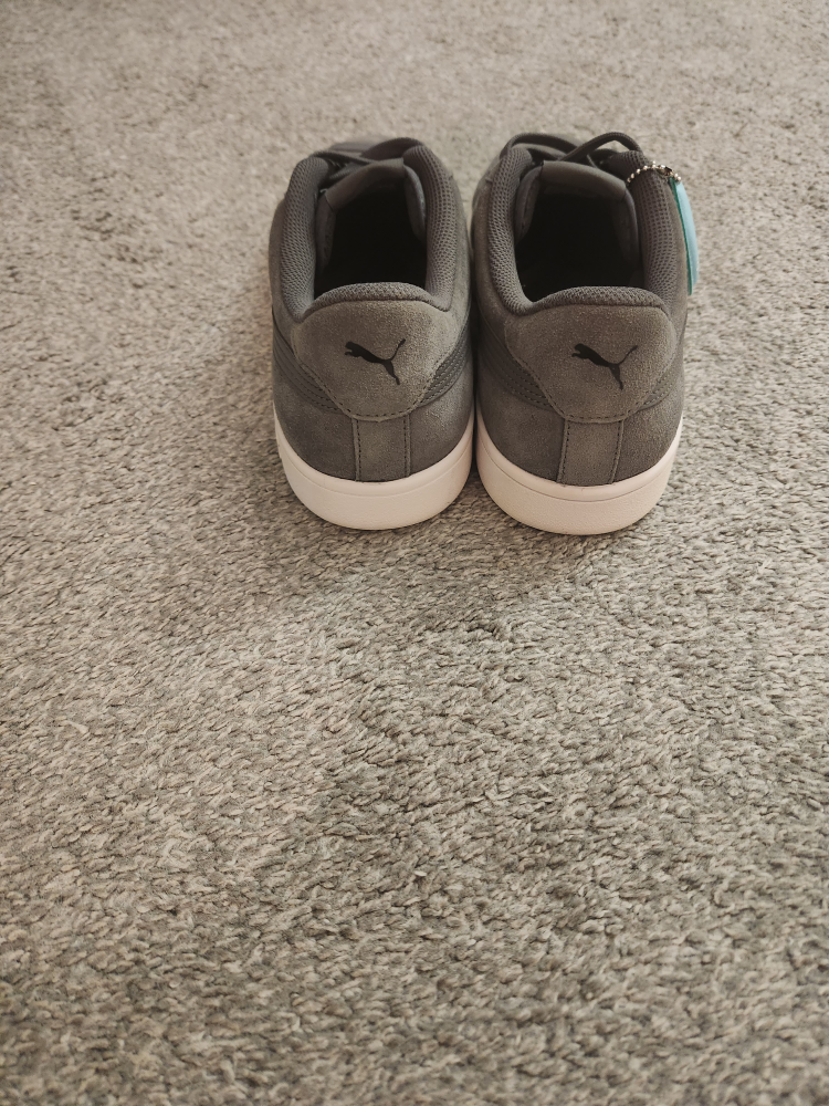 Puma V2 Grey Suede Canvas Shoes *NEW-Unworn! - Sz. 10.5 Men's - photo 3