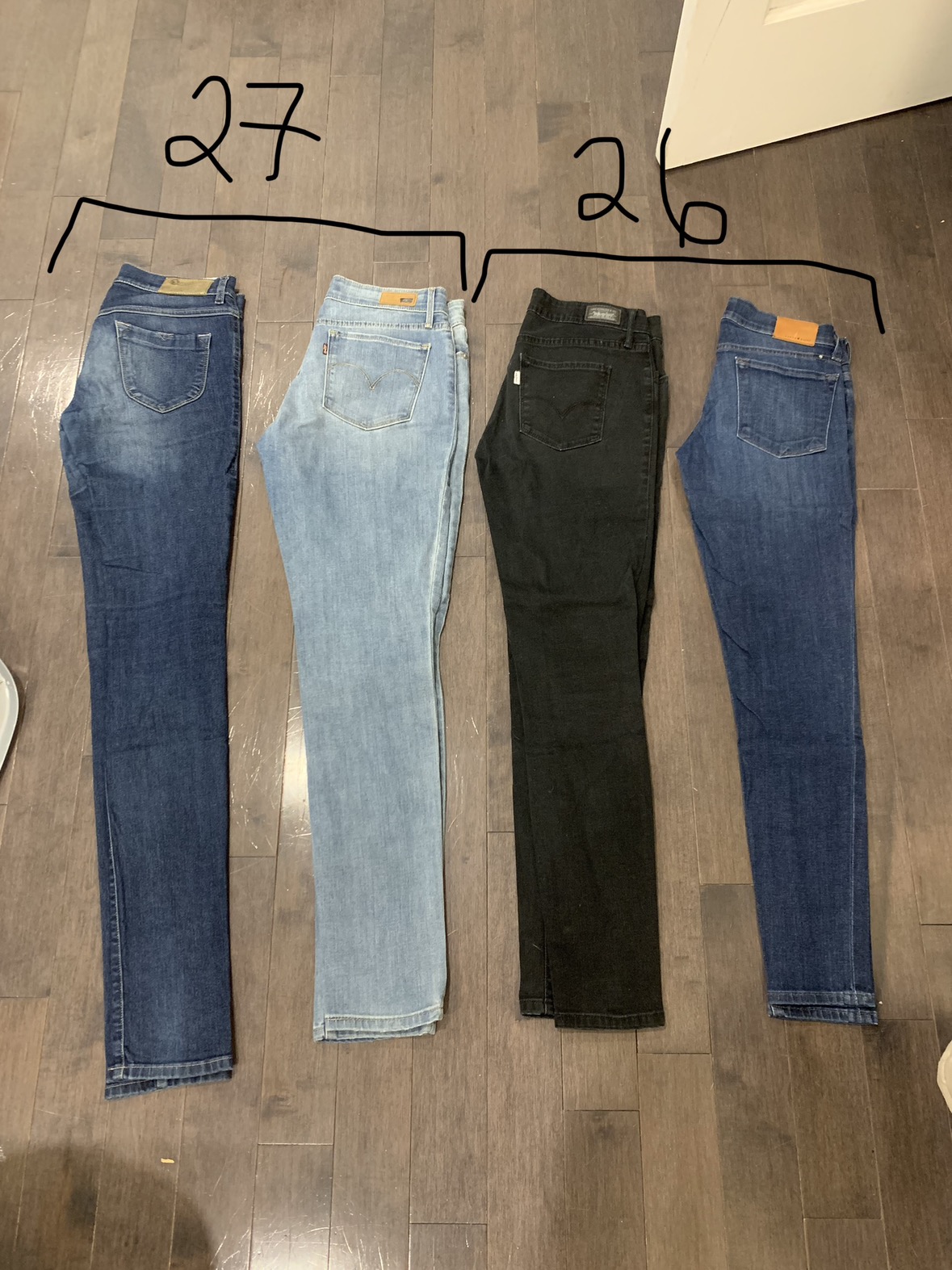 Women’s jeans - size 26 & 27