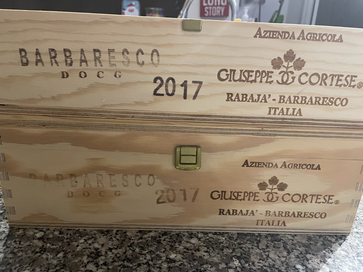 Wooden wine boxes