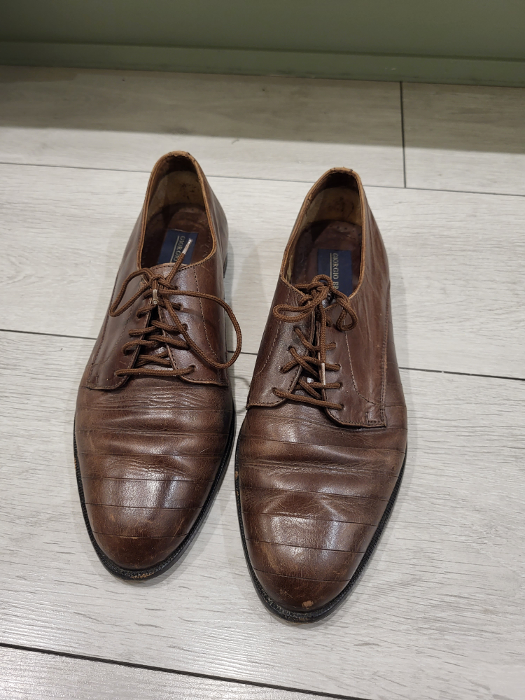 brown leather dress shoes - photo 2