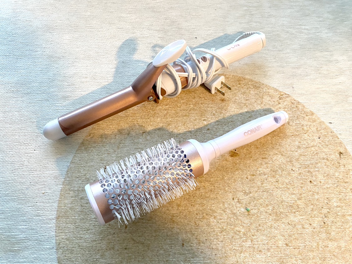 Conair 1” Curling Iron & Round Brush