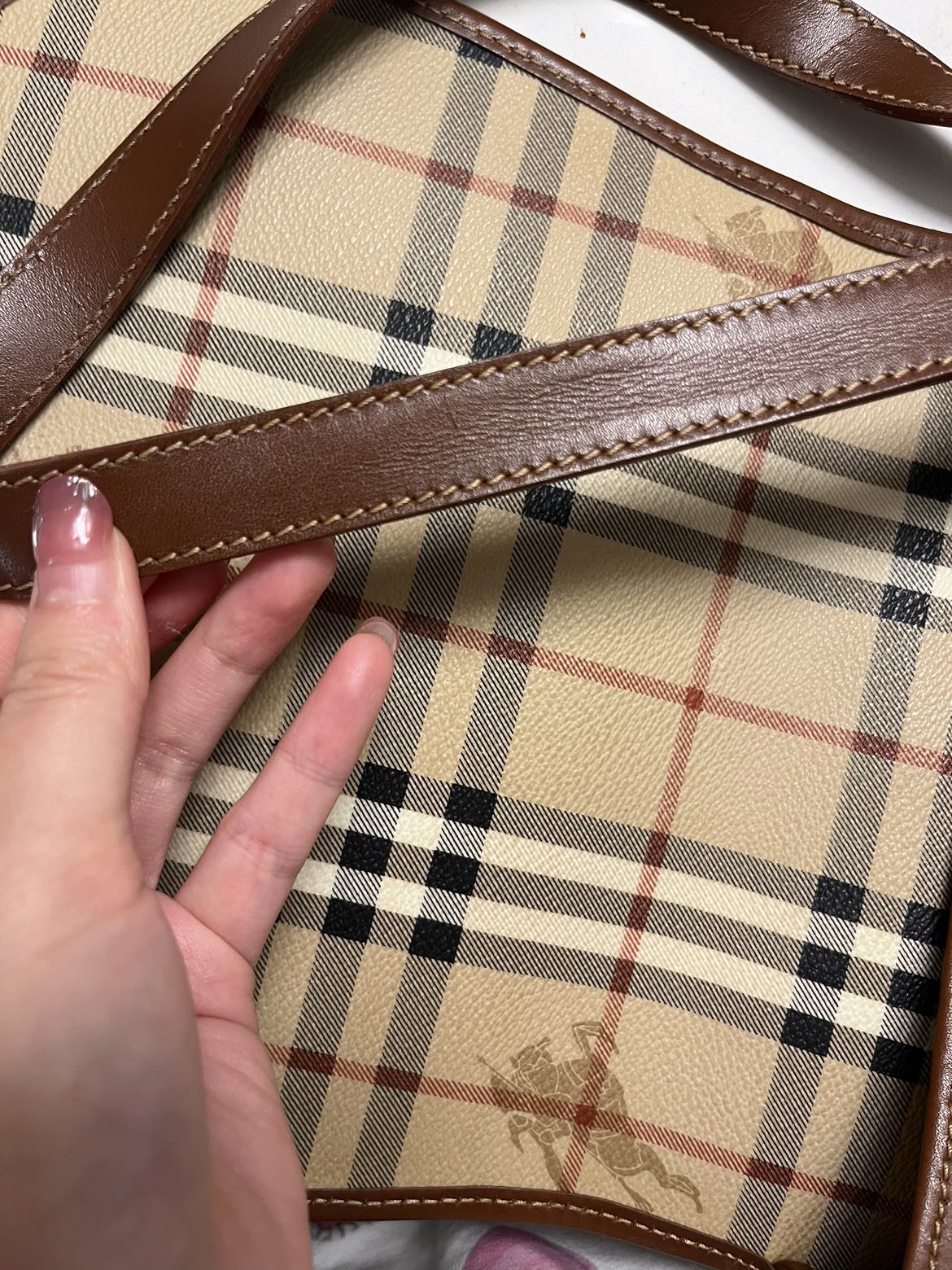 Authentic Vintage Burberry Purse image indicator(8)