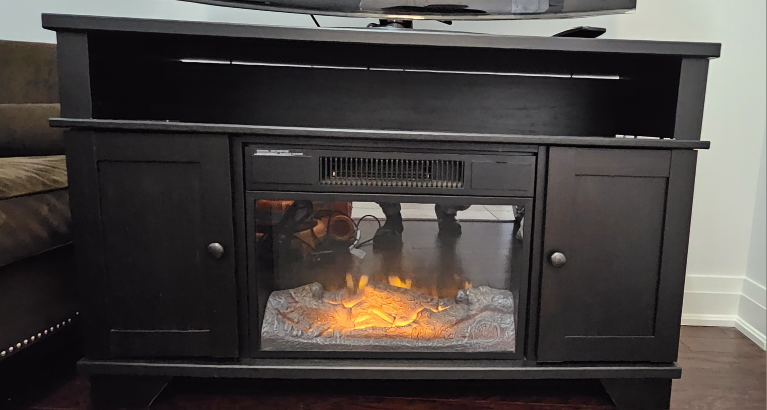 TV stand with Fireplace - photo 2