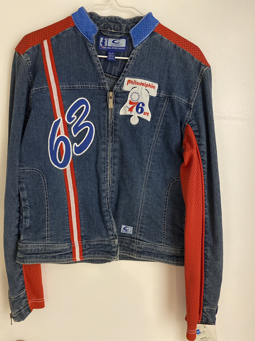Philadelphia 76ers Denim Jacket Original