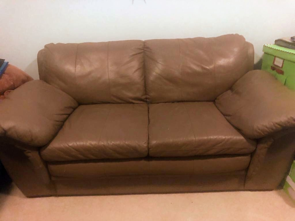 leather couch 2 and 3 seater and chair image indicator(2)