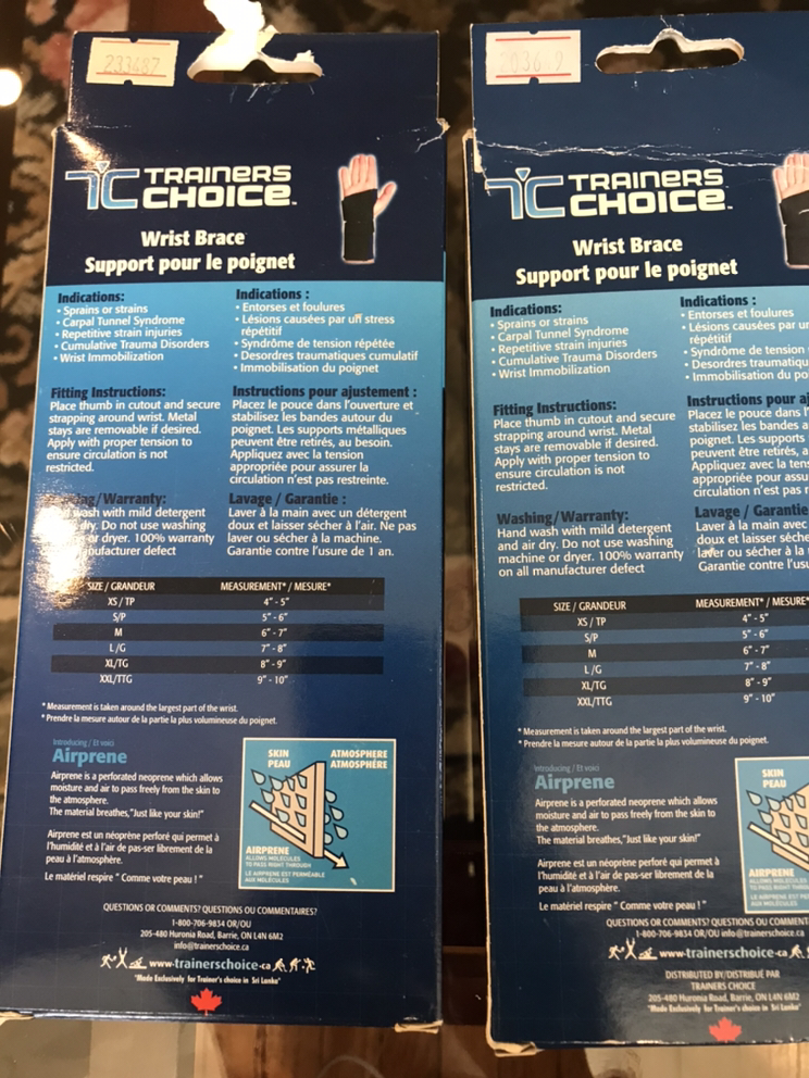 Wrist Braces (2) - Trainers Choice image indicator(2)