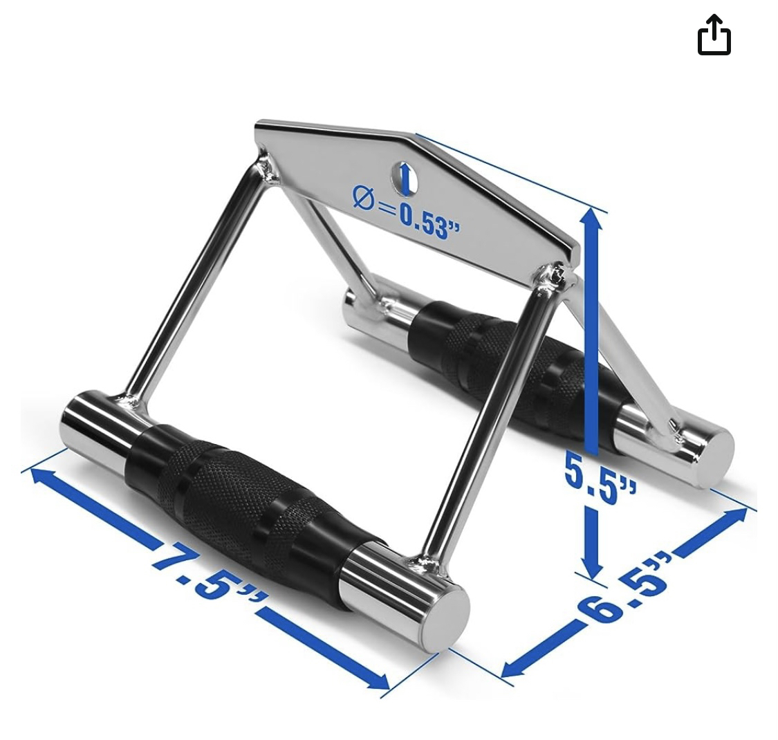 Cable Machine Accessories - D row handle - photo 2